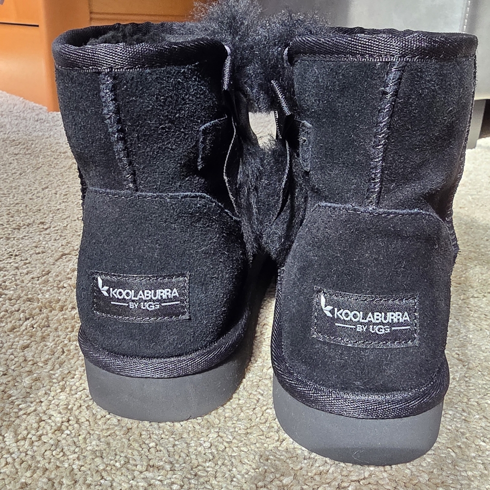 Koolaburra by UGG Black Suede Winter Boots